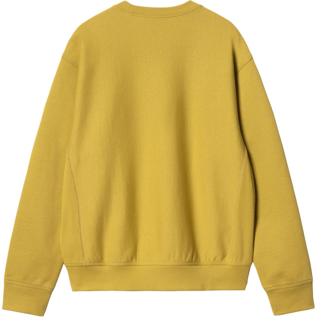 Carhartt WIP American Script Sweat Pullover Loose Fit Crewneck Embroidered Logo Long Sleeve Sweatshirt Men Sweatshirt I025475-29S-XX