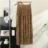 Retro Layered Tassel Skirt: Cross-Border Drape & Dynamic Style