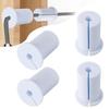 6Pcs Cable Routing Kits Furniture Wall Hole Bushing Cable Grommet Universals Cable Management Wire Organizers Easy Use