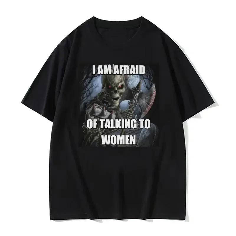 FrühlingSommer Neu Herren und Damen Autismus Lustig Skelett Fan Aufdruck Baumwolle T-Shirt Mode Kurzarm Rundhals T-Shirt