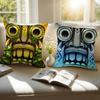 Pop-Parkour Game Temple Run-A Pillow Case Anti-dustmite Pillowcase Invisible Zipper Silky Short Plush Sofa Cushion Cover