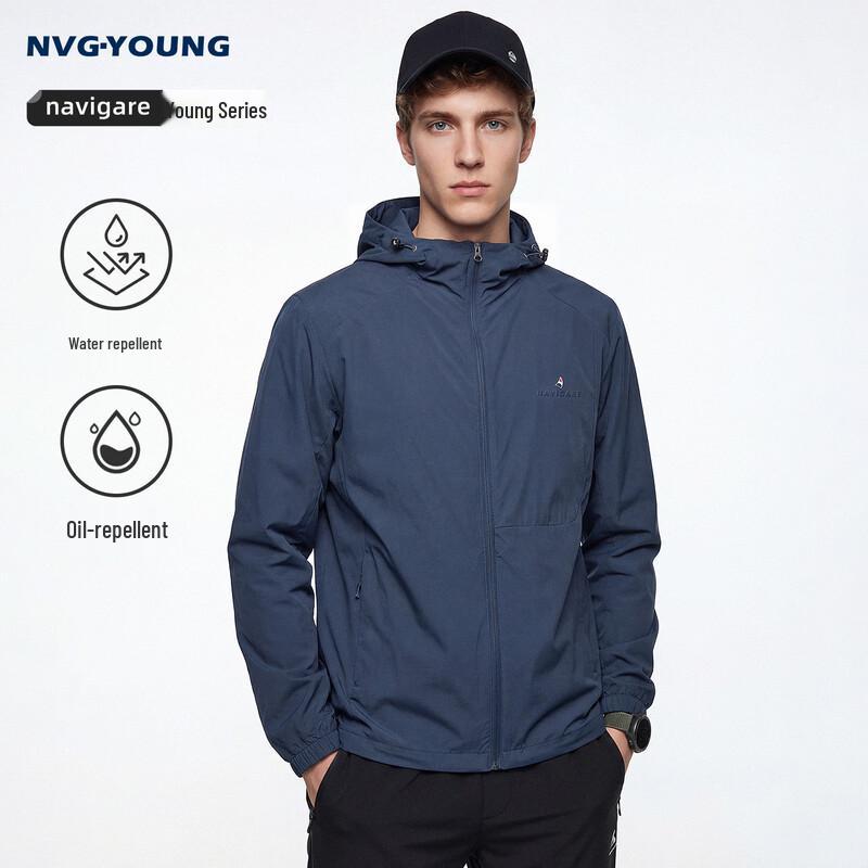 NVG·YOUNG Men s Lightweight Hooded Outdoor Jacket 3XL
