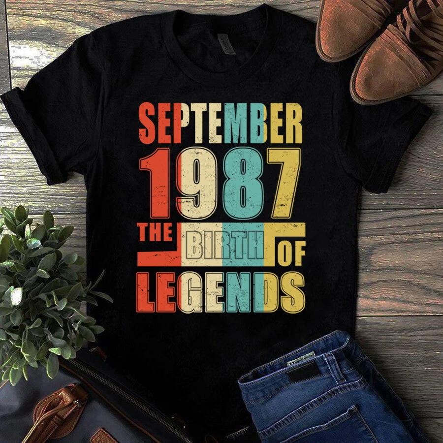 Men s and Women s T-shirts September 1987 The Birth XL