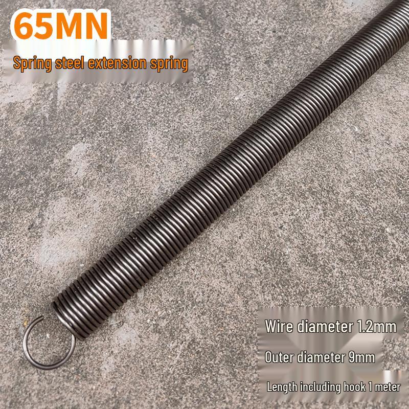 Durable Spring Steel Extension Spring with Hook, Length: Various, Tensile Strength: High, Wire Diameter: 0.5~4mm, Outer Diameter: 4~45mm