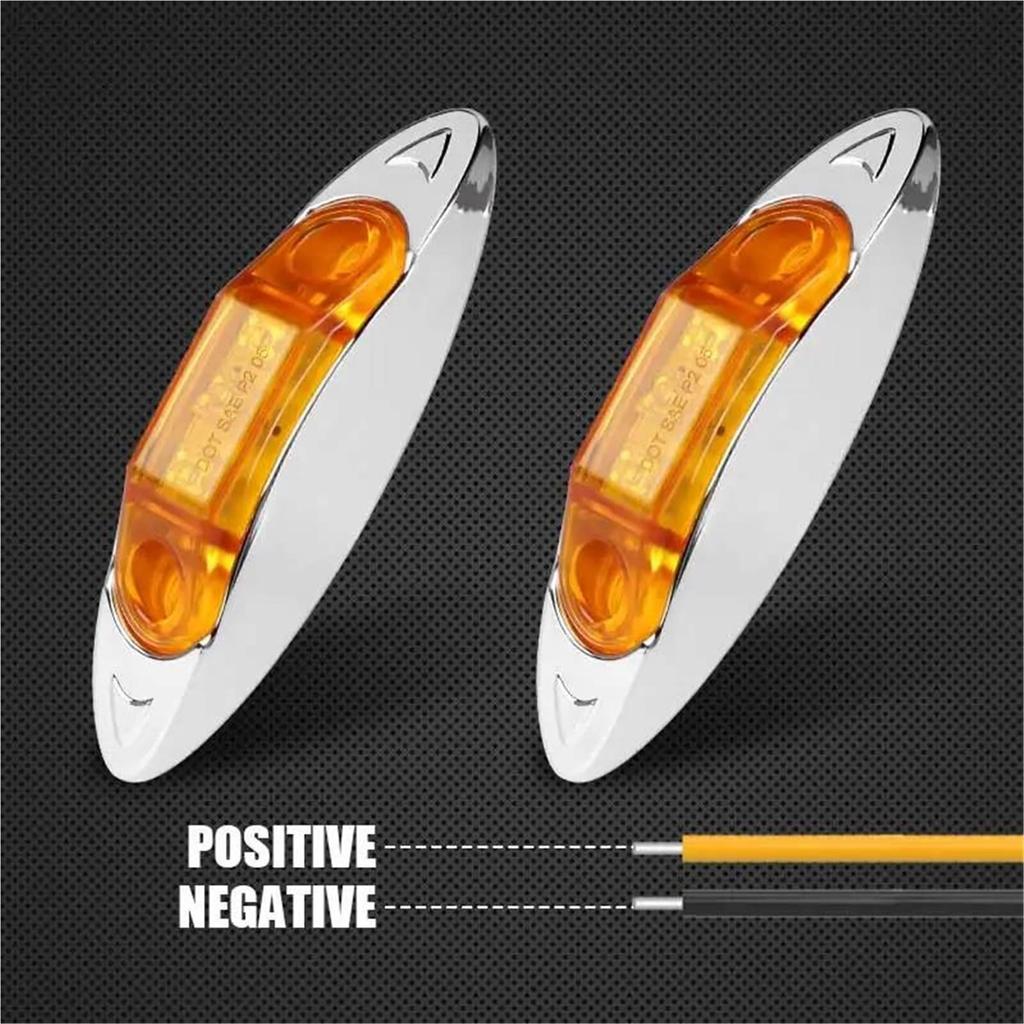 Side Marker Lights 2/10pcs LED Side Marker Lights Clearance Light Tail Lamp Warning Light