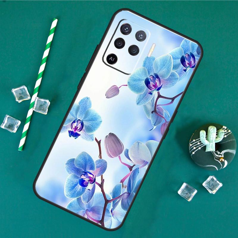 Orchid Flowers Colorful Phone Case For Oppo A18 A38 A58 A78 A98 A40 A60 A80 A91 A15 A17 A74 A94 A54 A57S A16 A76 A96