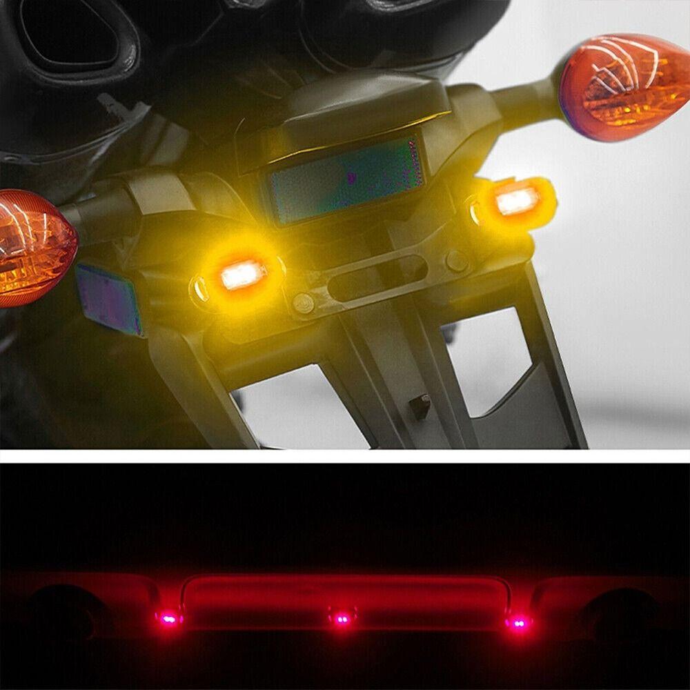 RGB Mini Pocket Aircraft LED Motorcycle Strobe Light Remote Signal Drone Flash Indicator Lights For Car Bike Motorcycle