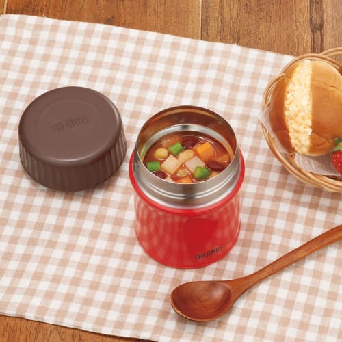 Thermos Vacuum Insulated Soup Jar, 380ml, Red Pepper, JBI-383 RDP