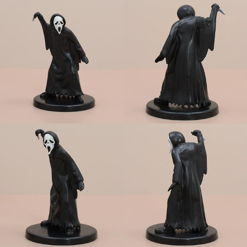 Scream Ghost Pvc Action Figures Model Toy Desktop Decoration Cartoon Gift Kids