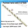 Extra Long 5060 Cm Twist Drill Bit, 500mm High-Speed Steel, Straight Shank for Deep Hole Drilling In Stainless Steel, Wood, 468 Industrial Series.