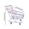 Mini-Einkaufswagen, Supermarkt-Handwagen, kleiner Trolley für Kinder