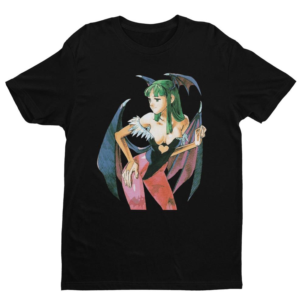 

Morrigan MVC2 Premium Unisex T-shirt Character Art Arcade Game Gift S