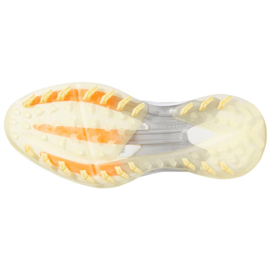 Adidas Adizero ZG Rebound Low top Golf Shoes Men's White Silver Yellow HQ0042