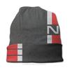 Space Force Mark Naird Winter Warme Beanie Hüte Mass Effect N7 Strickmütze Motorhaube Skullies Beanies Caps Unisex Damen Ohrenschützer