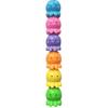 Colorful Animal-Themed Stress Relief Markers: Flexible Decompression Art Supplies for Kids with Sleeves and Fluorescent Planner Pens.