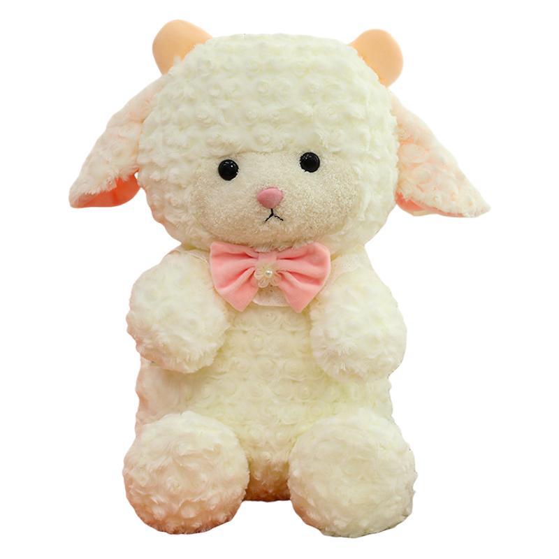 Soft and Comfortable Lamb Cartoon Plush Toy Cute Doll Throw Pillow Doll Girl Children Gift Machine Doll