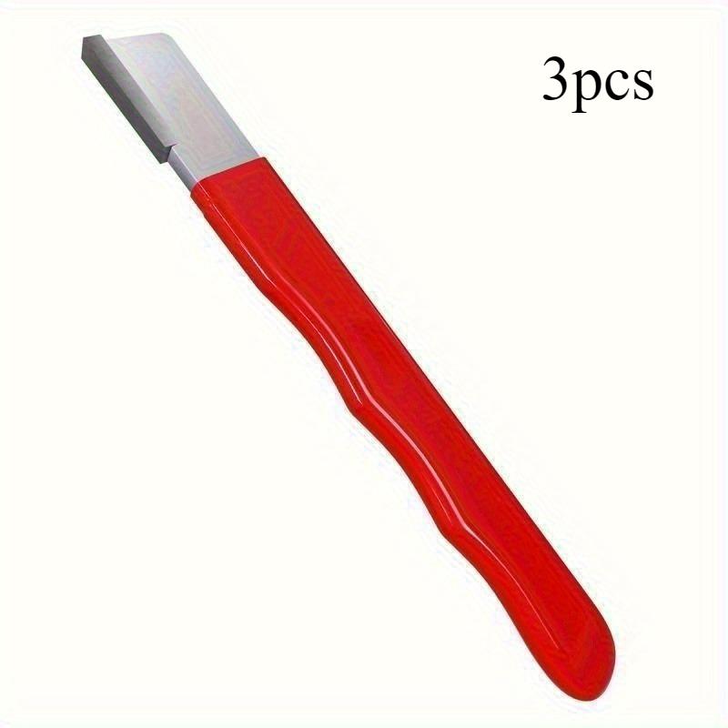

3 шт. Портативная точилка для инструментов с крышкой, ножницы, топоры, секаторы, точилка, ручной металлический нож, точильный камень для обрезки 3PCS красный