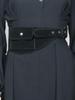 Women's Brown Vintage Suede Waist Bag - High-End Decorative Belt for Jeans & Skirts