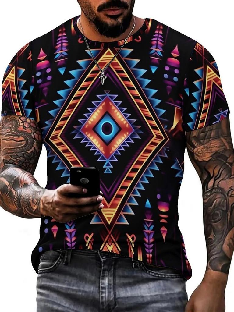 Men's loose short sleeve T-shirt
