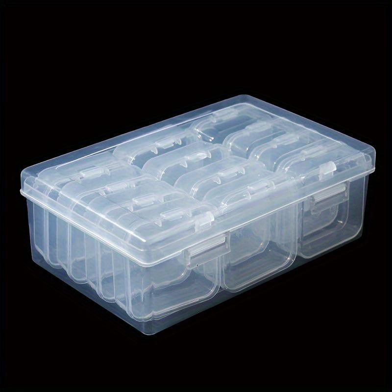 Kostenloser Versand: Nano-Perlen Zubehör Aufbewahrungsbox - Transparenter Organizer für Schmuck, Nagelkunst und Sonstiges