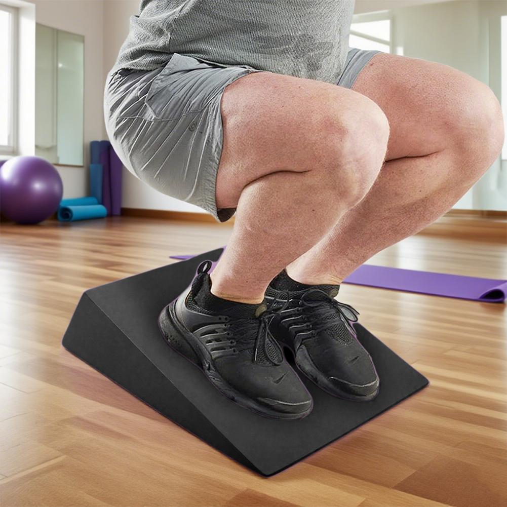 Kniebeugenkeilblock Schrägbrett Multifunktional Fuß- und Wadendehnung Neigungskeil Rutschfest Verstellbar für Fitness-Workout