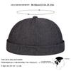 Solid Denim Landlord Hat Unisex Winter Warm Cap Outdoor Leisure Beanies Caps Beach Hats