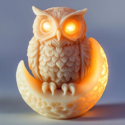 2025 Owl Candle Silicone Mold New Animal Owl Resin Silicone Mold Owl Concrete Mould Gypsum Mold Owls Cake Molds Christmas Gift