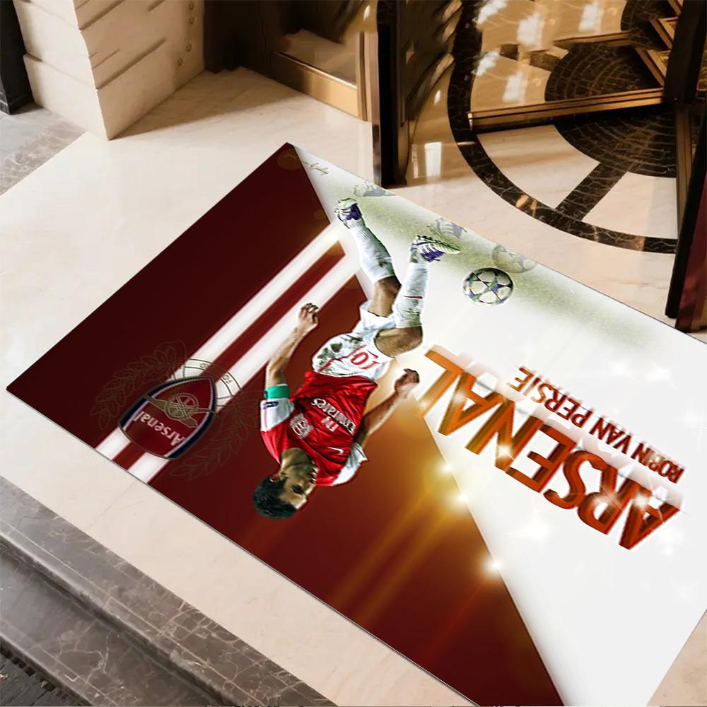 Arsenal Star Van Persie Carpet Design for Dormitory Dining Room Foyer Kitchen Anti-slip Rug Office Home Decor
