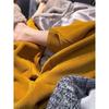 Women's High-Waisted Retro Corduroy Wide-Leg Pants: Autumn Slimming Straight-Leg Crop