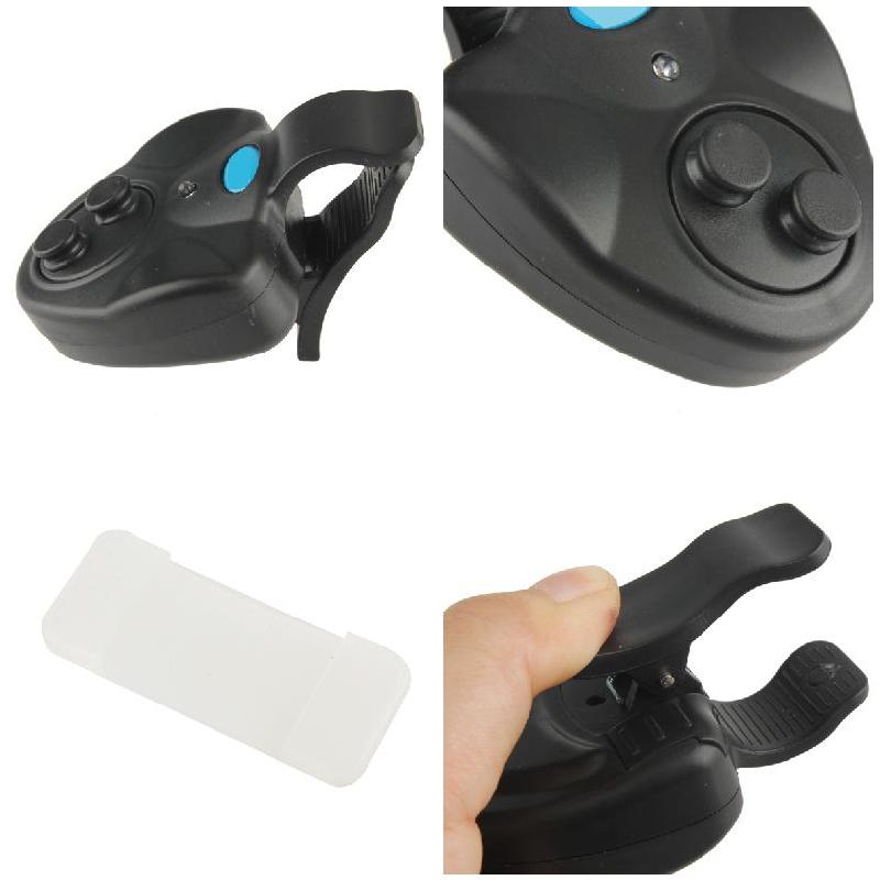Fishing Alarm Buzzer with Buffered Alert System Electronic Bite Indicator for Fishing Rods Compact Portable Fishing Tools