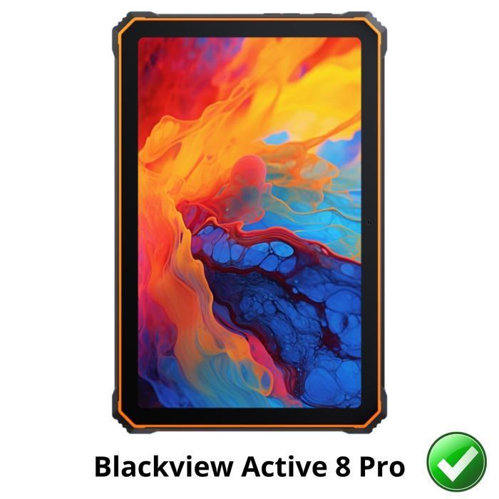 Proteção de ecrã - Phonillico - Blackview Active 8 Pro - Pack de 2 - Película Plástica Resistente - Ultrafina