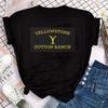 Yellowstone Dutton Ranch T Shirt TV Shows Tshirts Harajuku Western Cowboy Tshirt Unisex Plus Size Ropa Hombre Camisetas