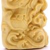 [Asuniko] Kannon Bodhisattva Wood Carving, Boxwood, Buddhist Statue, Amulet, Netsuke, 8.5cm, Protection from Evil, Prayer, Guardian Deity