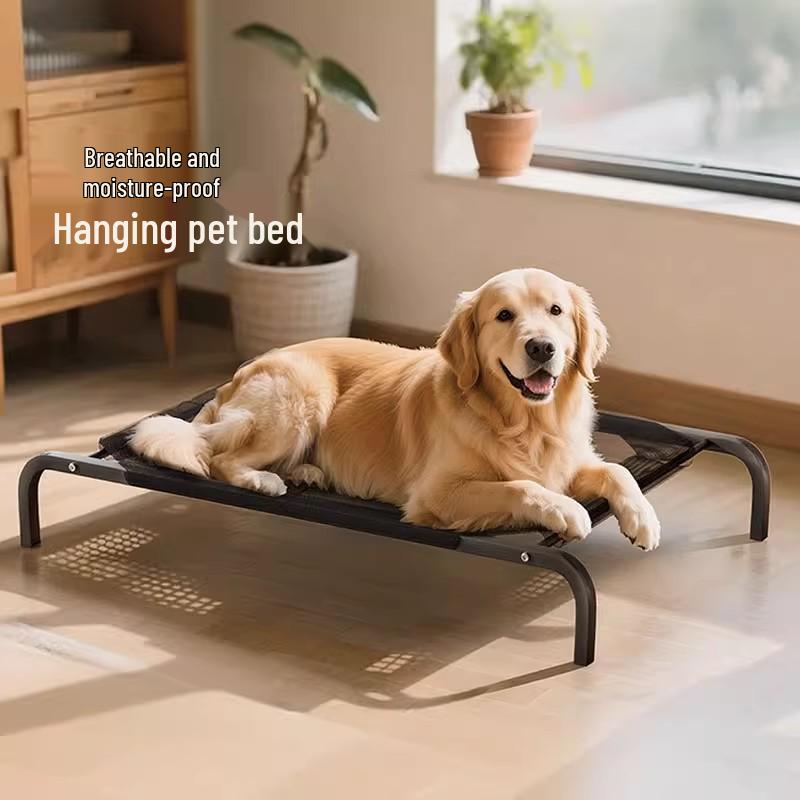 Four Seasons Moisture-Proof Off-Ground Pet Bed - Large & Small Dog Sleeping Mat