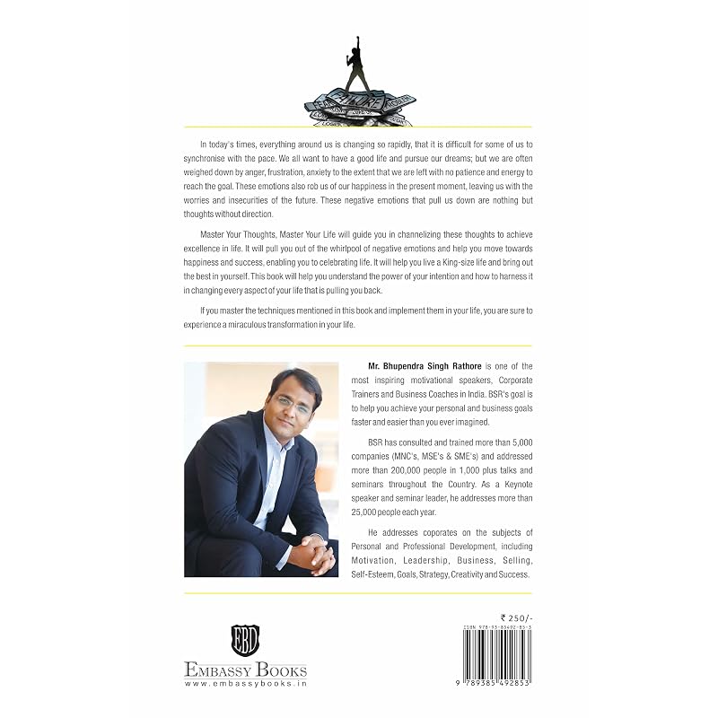 Master Your Thoughts Master Your Life In Today'S Times, Everything Around Us Is Changing