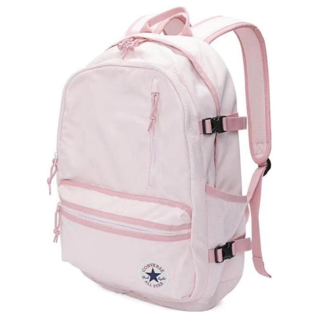New Converse Straight Edge Polyester Backpack Regular Unisex Pink 10021138-A15