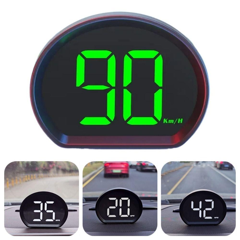 KMH/MPH GPS Car Digital Speedometer Plug&Play Vehicle Speed Meter  Tachometer