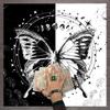 Constellations Tarot Pattern Tablecloth Butterfly Moon Phases Tapestry Board Game Luck Altar Cloth Background Tapestry