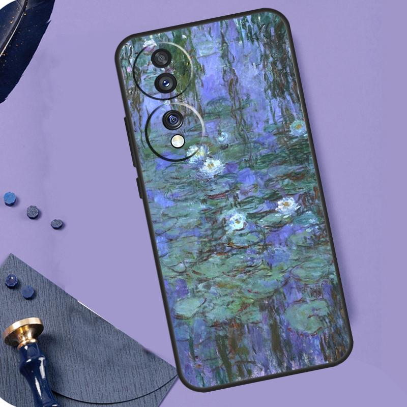 Claude Monet Art Painting For Honor Magic 6 5 Pro Lite 50 70 90 Case For Honor X9b X8b X7 X8 X9 X6a X7a X8a X9a Cover