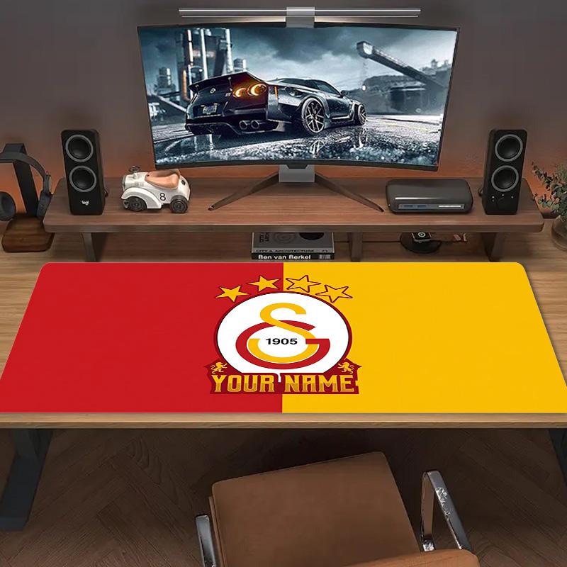 Galatasaray S.K Print Cushion Non-slip Laptop Tablet Big Mousepad XXL Mat Mini PC Playmat With Lock Edge