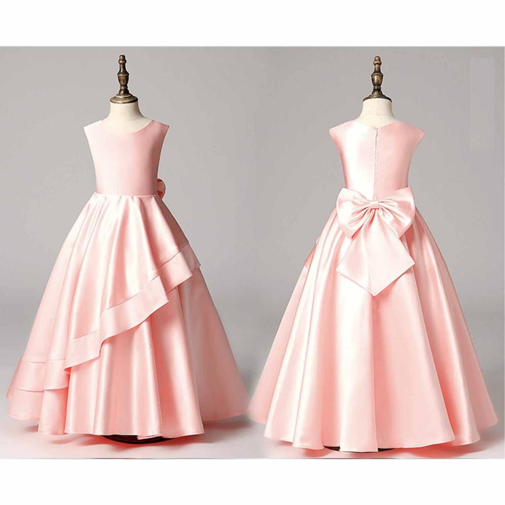 Lang Lang Groß Junior High Rezital [LIANFOR] Kinderkleid, Mädchenkleid, Kinder, Klavier, Größe, Schlicht, Satin, Elegant, Junior, Schule, Formell,