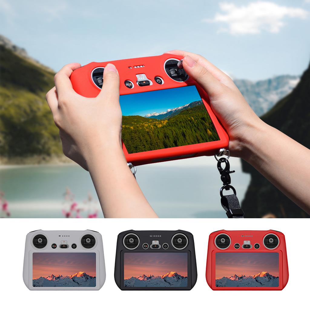 Silicone Case Compatible For Dji Mini 3 Pro With Screen Remote Control Anti-slip Dustproof Protective Cover