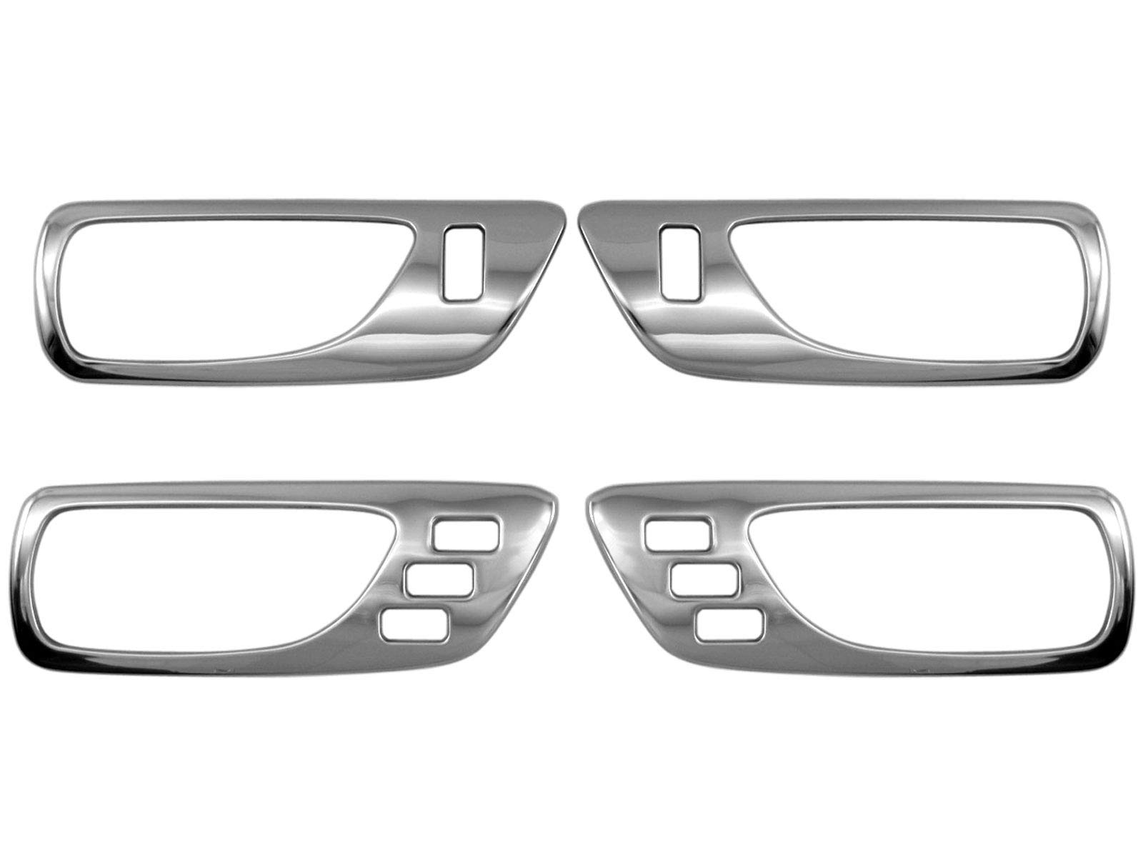 

BRIGHTZ Finish Stainless Steel Inner Door Handle Covers for LS600h UVF45 F45 LS Ultra-Mirror (Plate, 4-Piece Set) (UVF 45, LS600, 600) [INS-DHC-061]