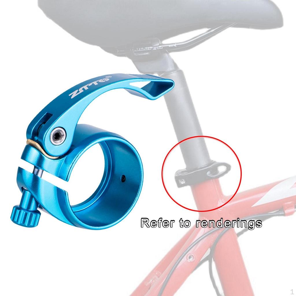 Seat Clamp 40.8MM Aluminium Alloy post Collar, Seatpost Clip Quick and Easy Adjustment of