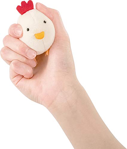 Livheart Relaxing Item, Palm-Sized Mochi Maniac Torimania Chicken (Approx. 5cm in Length), Cute Stress Relief, 74101-01