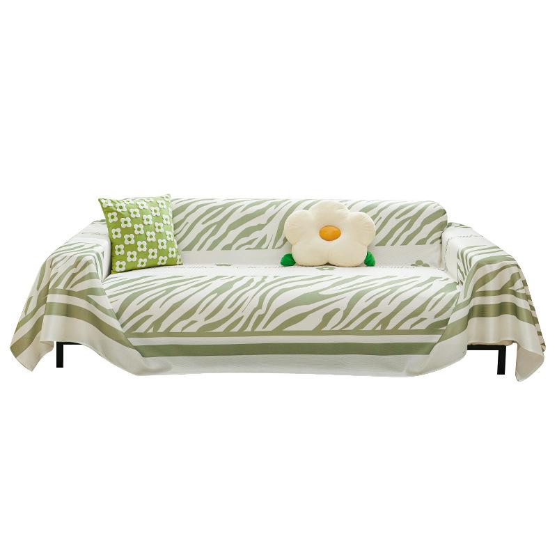 Cool Ice Silk Sofa Cover Cover Cloth All-Inclusive Universal Cover Summer Sofa Cushion Summer Anti-Scratching Full Cover Towel