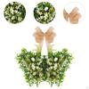Spring Wreath Simulation Wreaths Beautiful Artificial Garland Fall Decor for Porch Wall