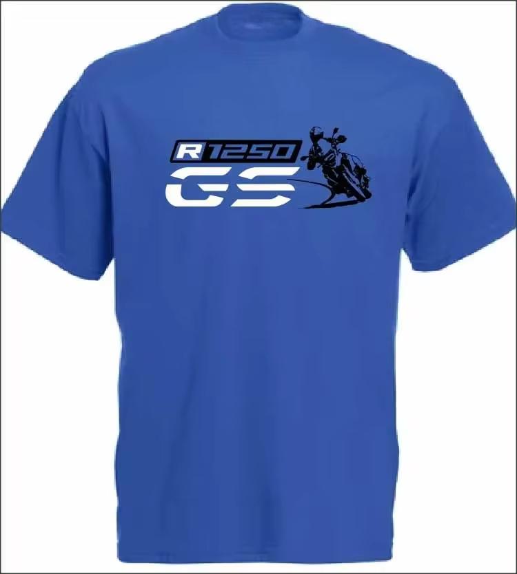 R1250 Gs T-Shirt Motorrad Fans Motorcycles Tee New Fashion Cotton Men Short Sleeve Print Streetwear Oversized Loose Casual Tops