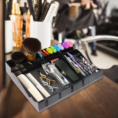 Organizer na stanowisko fryzjerskie Uchwyt na narzędzia do stylizacji Trymer do włosów Przechowywanie narzędzi do strzyżenia dla