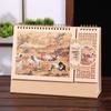 2026 Chinese Style Year of the Horse Red Desk Calendar – Creative Cut-out Design